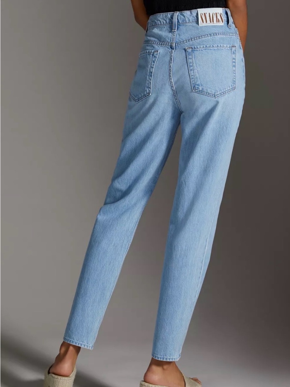 NWOT MOTHER SNACKS! High Waisted Twizzy Skimp Jeans in Just A Nibble - Size 26 - Picture 3 of 14
